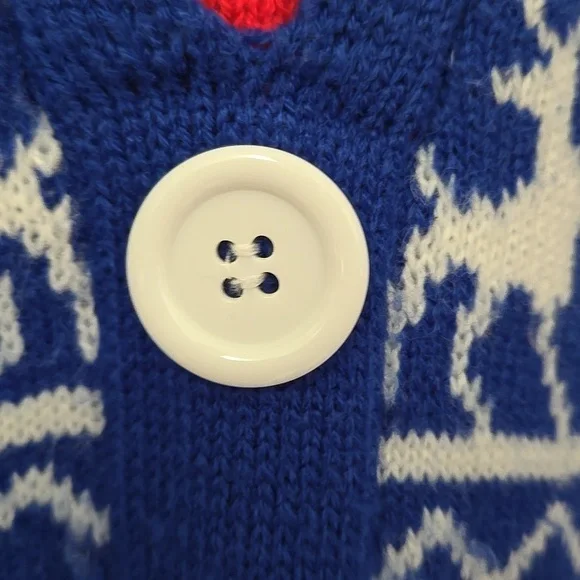 Blue and Red Christmas Sweater - Picture 10 of 13